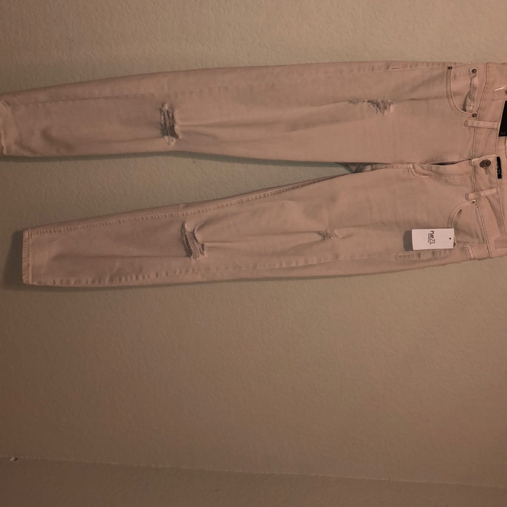 tan skinny jeans